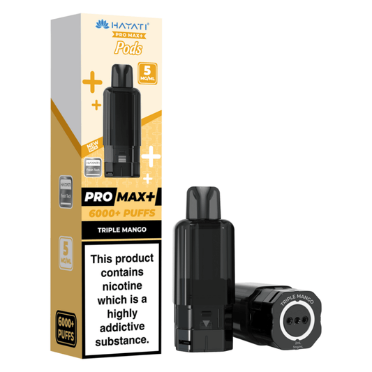 Hayati Pro Max Plus 6000 Prefilled Pod 5mg Triple Mango