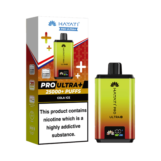 Hayati Pro Ultra Plus 25k Puffs Vape Kit Cola Ice