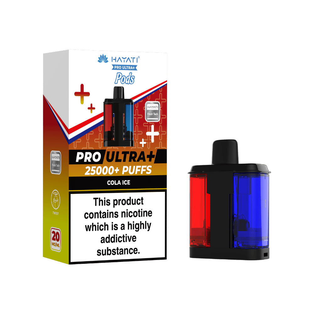 Hayati Pro Ultra Plus 25K Prefilled Pods Cola Ice
