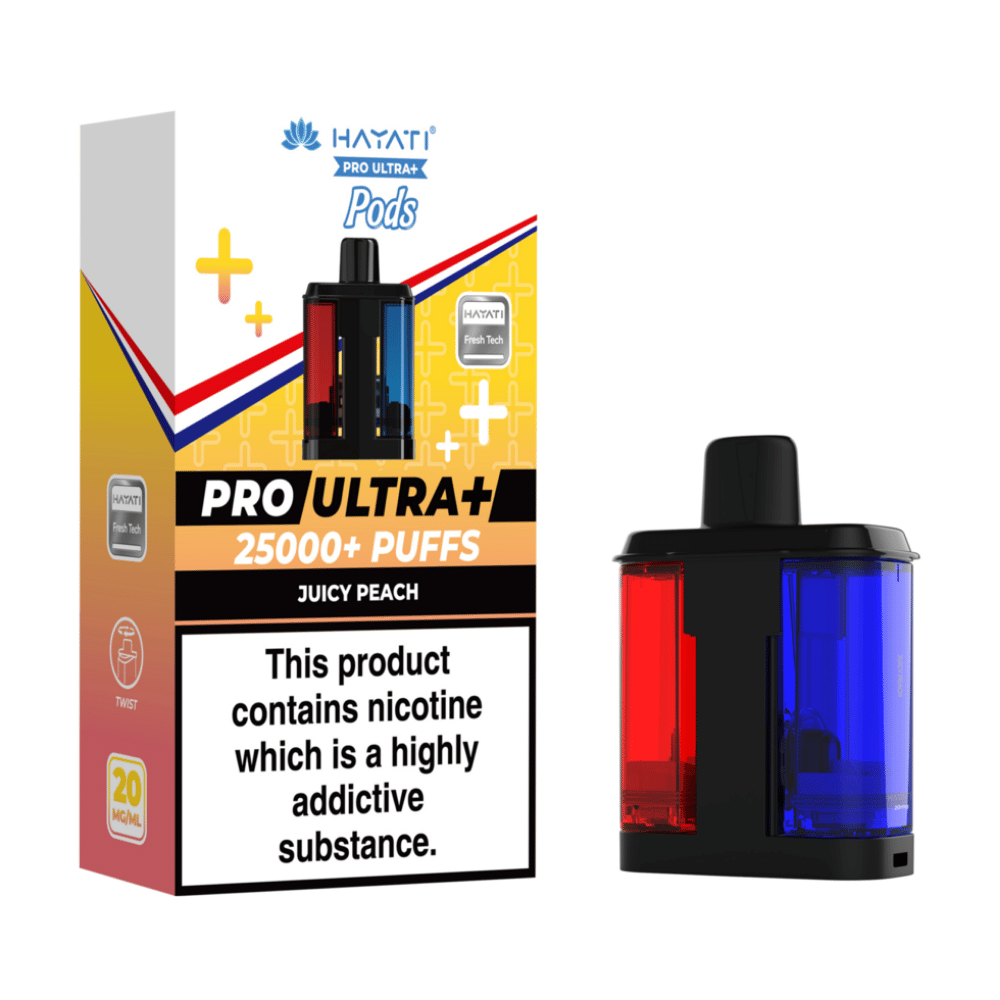Hayati Pro Ultra Plus 25k Prefilled Pods Juicy Peach