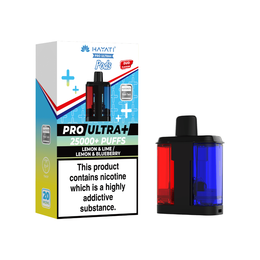 Hayati Pro Ultra Plus 25K Prefilled Pods Lemon & Lime / Lemon & Blueberry