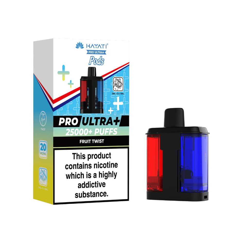 ivg air 4 in 1 black Hayati Pro Ultra Plus 25k Pods Fruit Twist