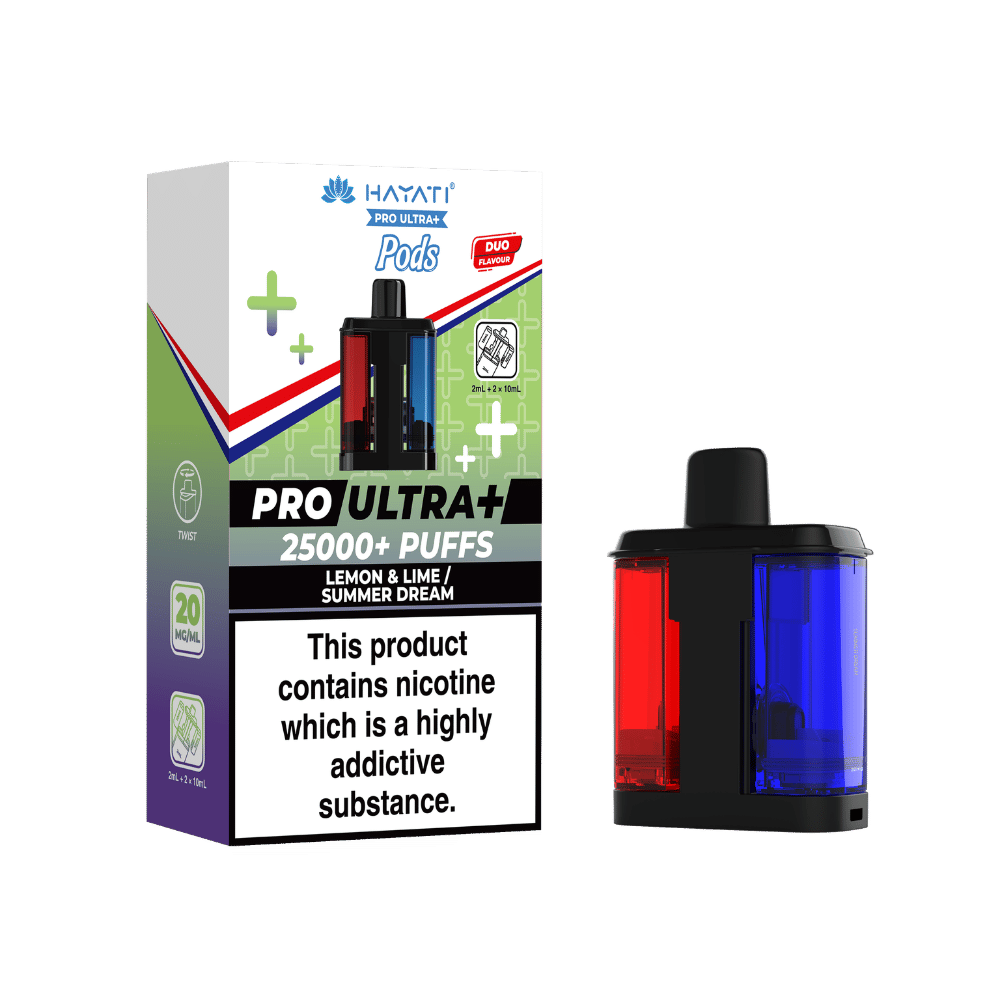 Hayati Pro Ultra Plus 25k Prefilled Pods Lemon & Lime / Summer Dream