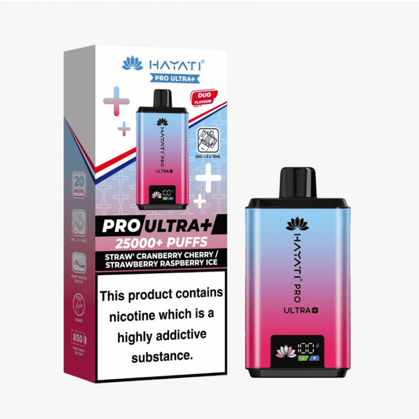 Hayati Pro Ultra Plus 25k Kit Straw' Cran Cherry / Straw' Ras Ice