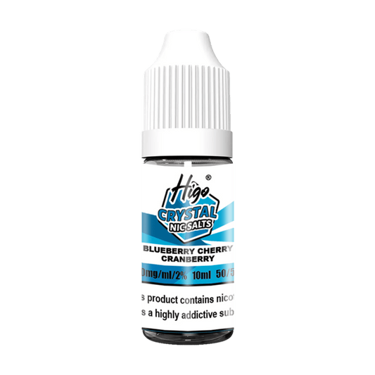 Higo Crystal Nic Salt E-liquid Blueberry Cherry Cranberry