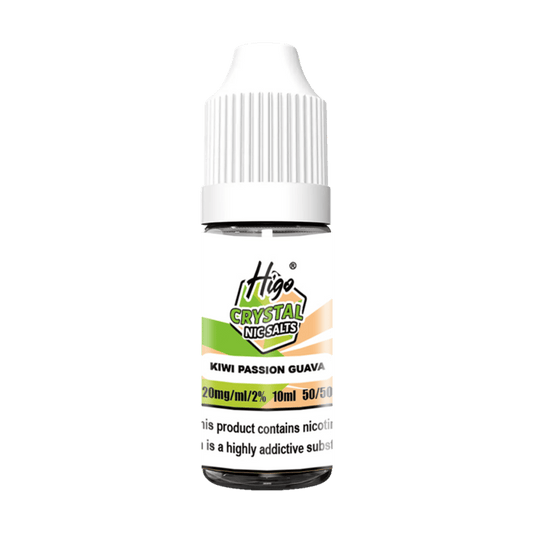 Higo Crystal Nic Salt E-liquid Kiwi Passionfruit Guava