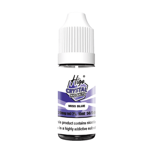 Higo Crystal Nic Salt E-liquid Miss Blue