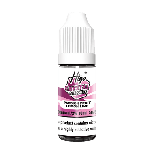 Higo Crystal Nic Salt E-liquid Passion Fruit Lemon Lime