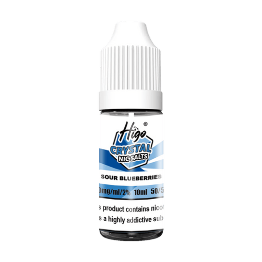 Higo Crystal Nic Salt E-liquid Sour Blueberries