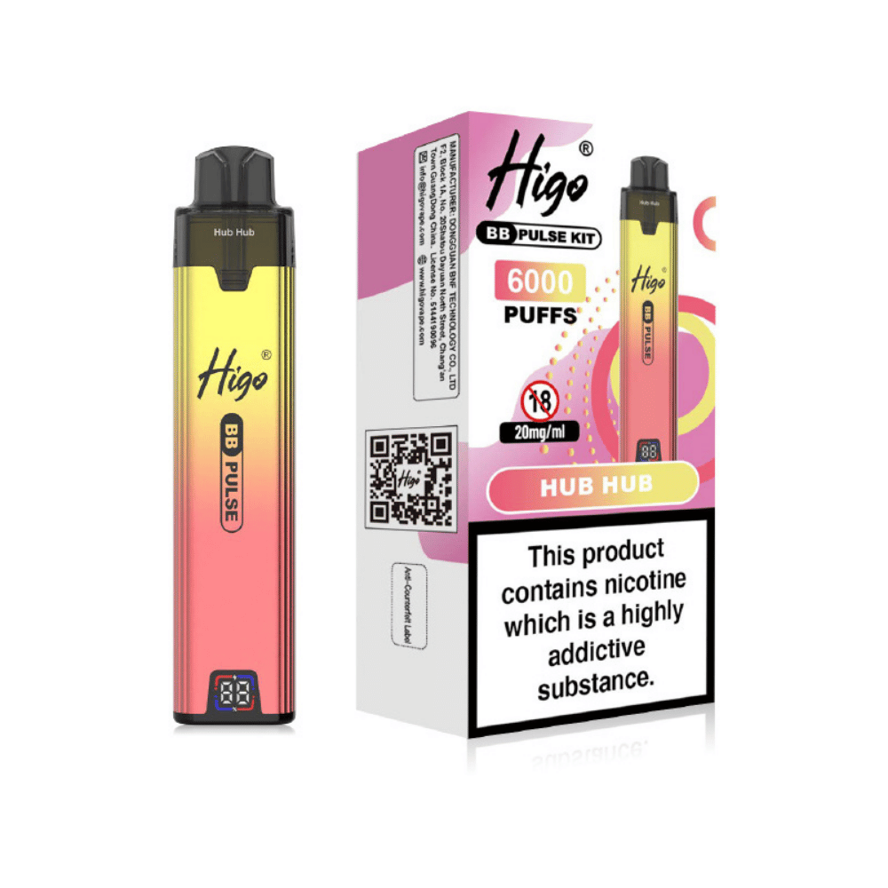 Higo BB Pulse 6000 Prefilled Pod Kit Hub Hub