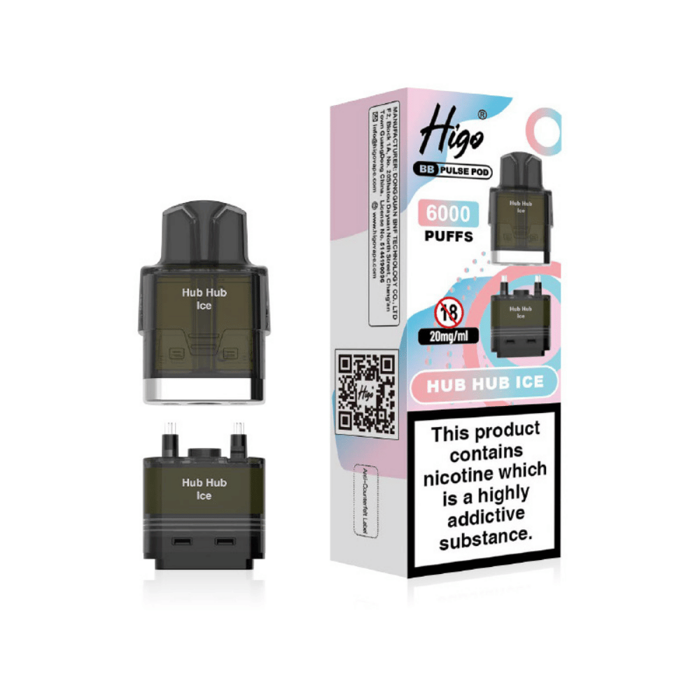 Higo BB Pulse 6000 Prefilled Pod Hub Hub Ice