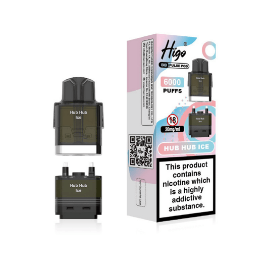 Higo BB Pulse 6000 Prefilled Pod Hub Hub Ice