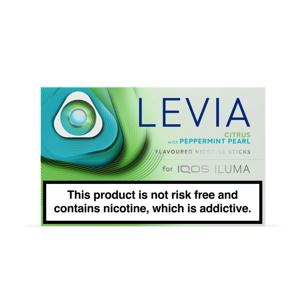 IQOS LEVIA Citrus With Peppermint Pearl Tobacco?Free Nicotine Sticks