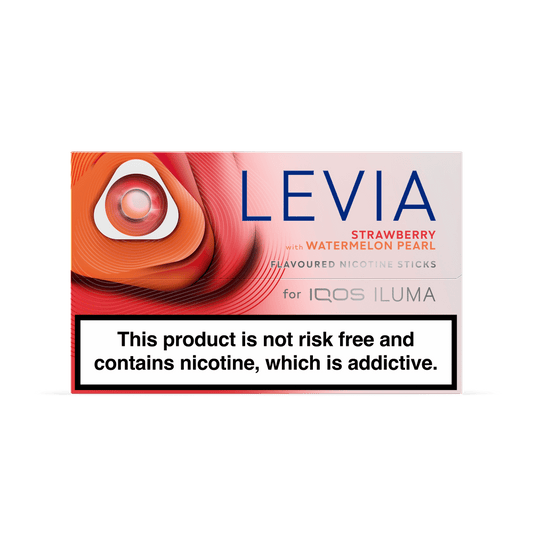 IQOS LEVIA Strawberry With Watermelon Pearl Tobacco?Free Nicotine Sticks