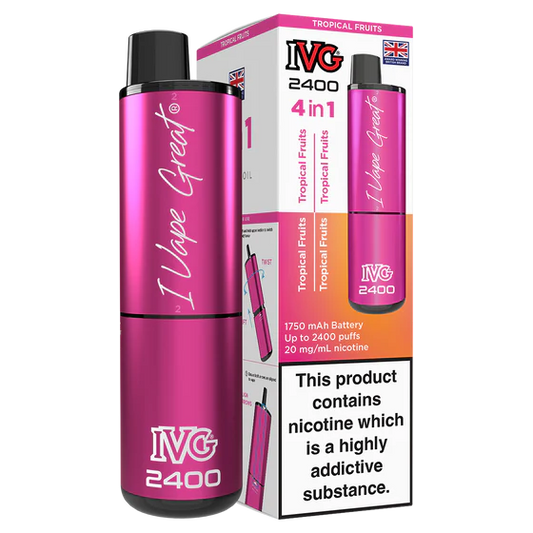 IVG 2400 Rechargeable Vape Tropical Fruits