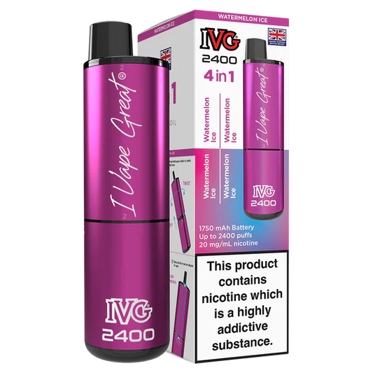 IVG 2400 Rechargeable Vape Watermelon Ice