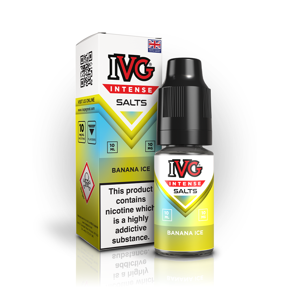 IVG Intense Nic Salt E Liquid Banana Ice
