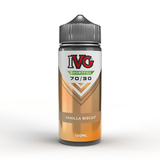 IVG 70/30 100ml Shortfill E-Liquid Vanilla Biscuit