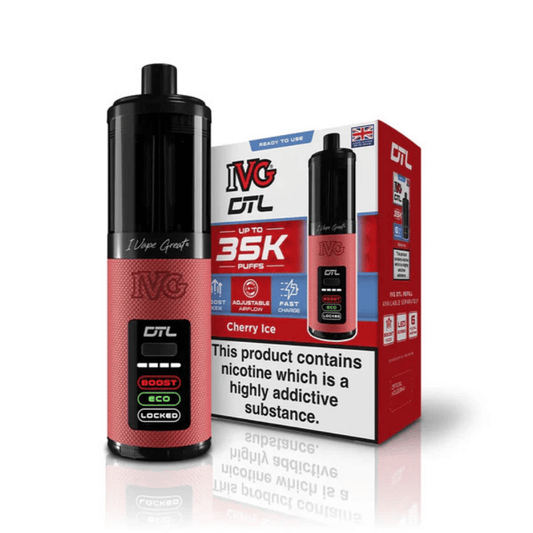 IVG DTL 35k Prefilled Pod Kit Cherry Ice