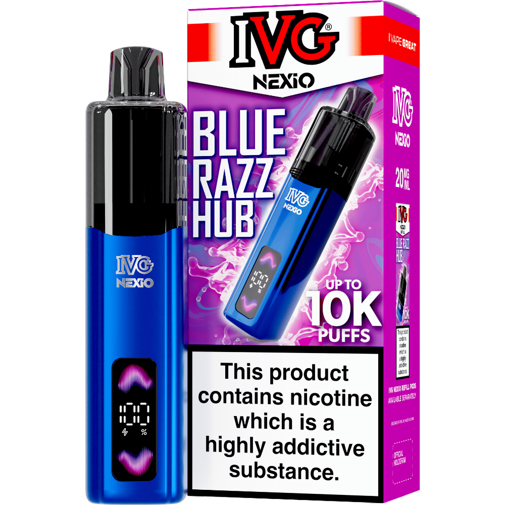 Blue Razz Hub IVG Nexio Prefilled Pod Kit