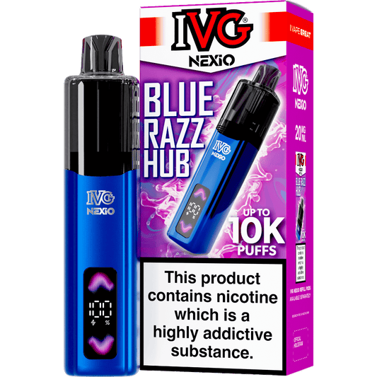 Blue Razz Hub IVG Nexio Prefilled Pod Kit