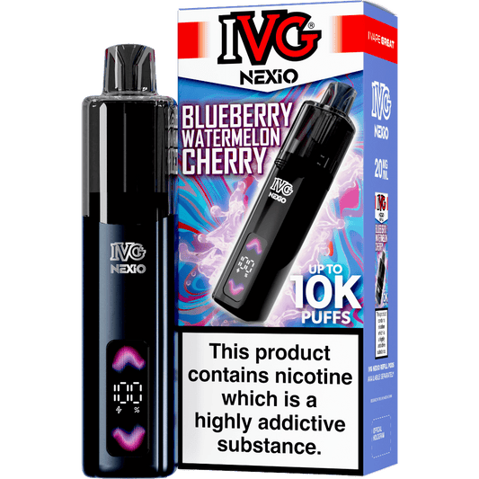 Blueberry Watermelon Cherry IVG Nexio Prefilled Pod Kit