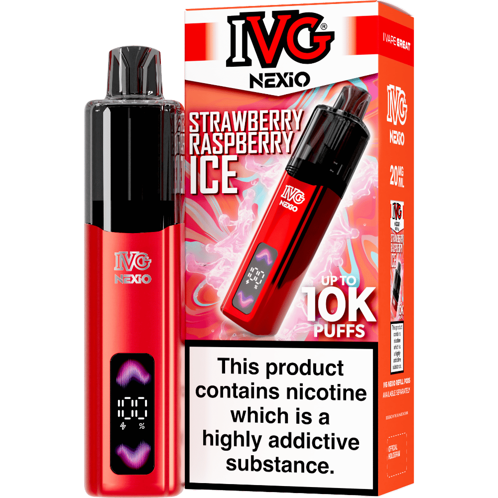 Strawberry Raspberry Ice IVG Nexio Prefilled Pod Kit