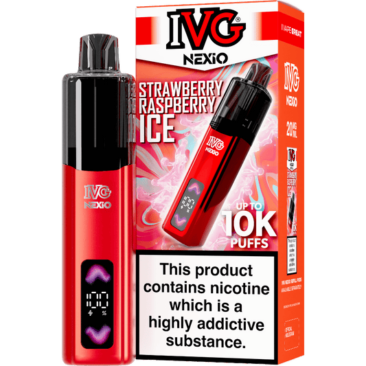 Strawberry Raspberry Ice IVG Nexio Prefilled Pod Kit