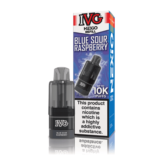 Blue Sour Raspberry IVG Nexio Prefilled Pod