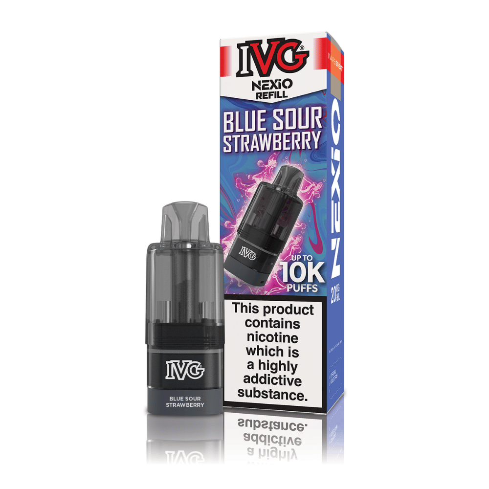 Blue Sour Strawberry IVG Nexio Prefilled Pod