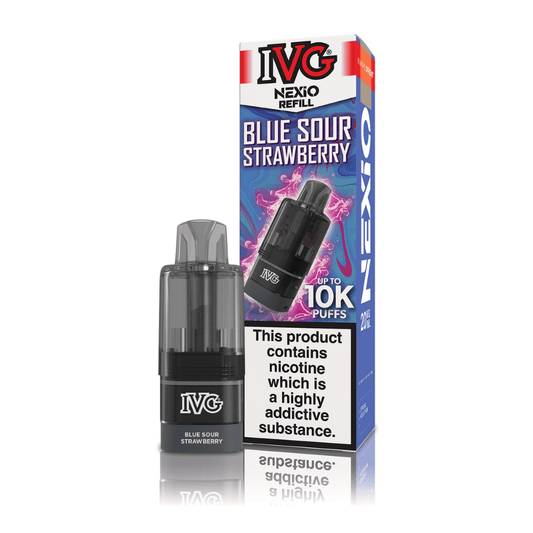 Blue Sour Strawberry IVG Nexio Prefilled Pod