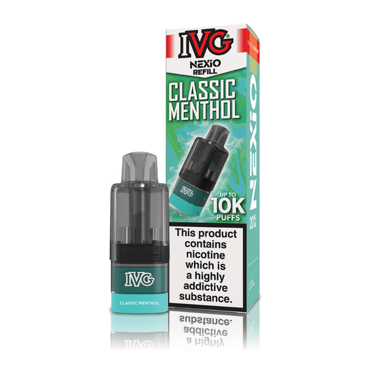 Classic Menthol IVG Nexio Prefilled Pod
