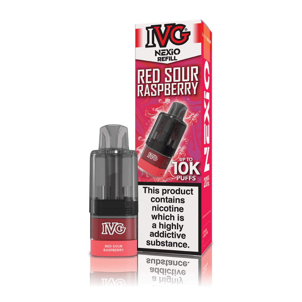 Red Sour Raspberry IVG Nexio Prefilled Pod