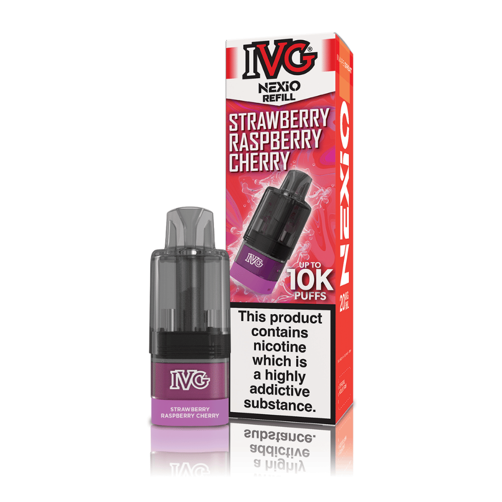 Strawberry Raspberry Cherry IVG Nexio Prefilled Pod