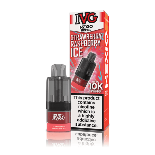 Strawberry Raspberry Ice IVG Nexio Prefilled Pod