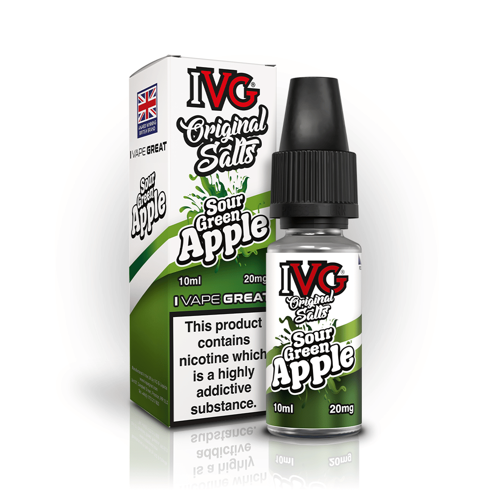 IVG Original Salts Sour Green Apple Nic Salt E-Liquid