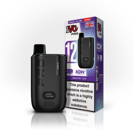 IVG Pro 12 Grape Ice Vape Kit