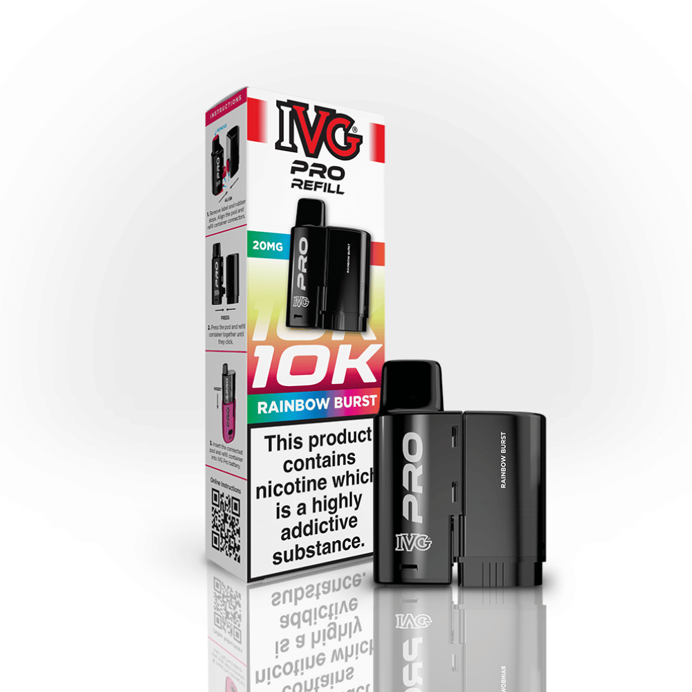 IVG Pro Refill Rainbow Burst | 3 For 15