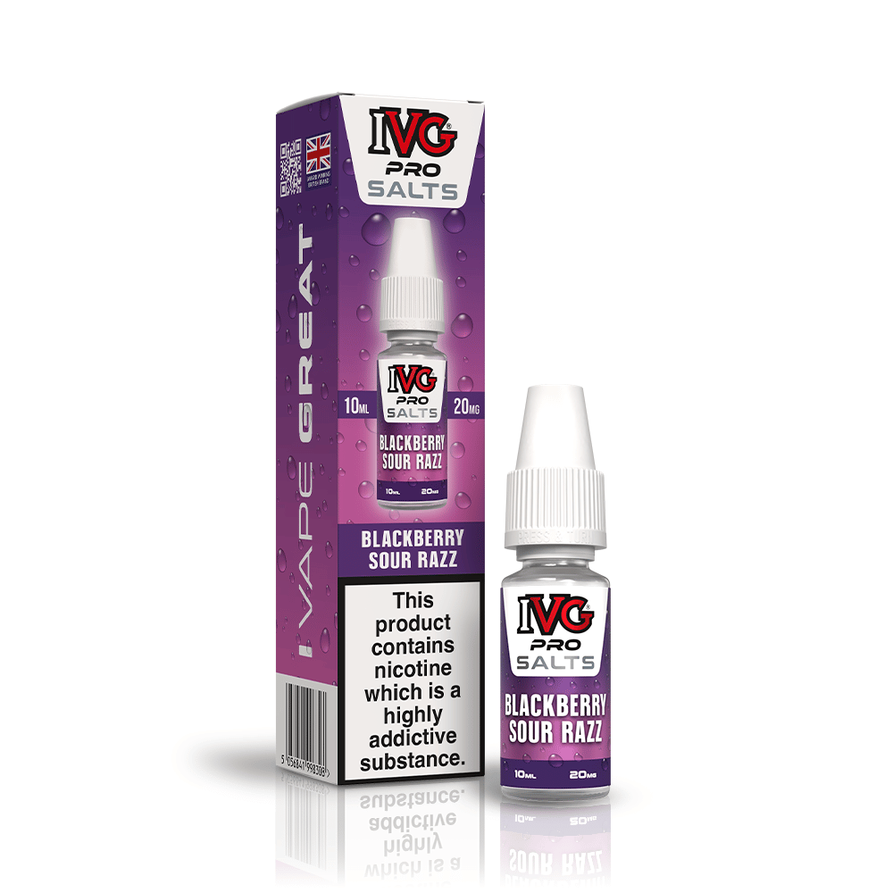 IVG Pro Salts Blackberry Sour Razz Nic Salt E-Liquid
