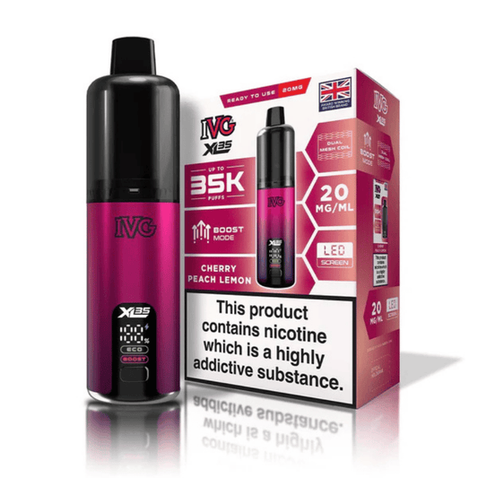 IVG XL 35K Prefilled Pod Kit Cherry Peach Lemon