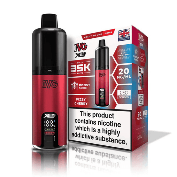 IVG XL 35K Prefilled Pod Kit Fizzy Cherry IVG XL 35K Prefilled Pod Kit Fizzy Cherry