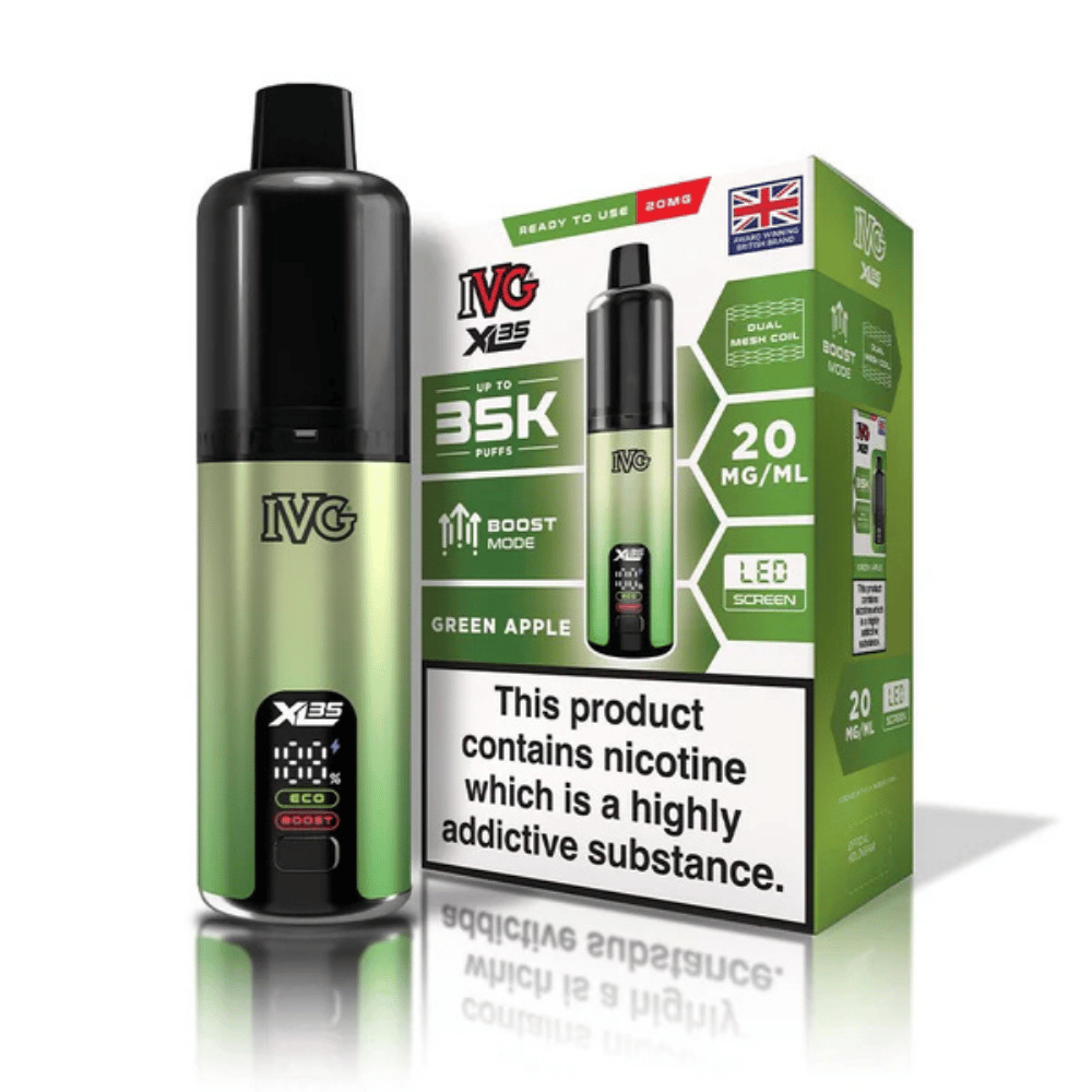 IVG XL 35K Prefilled Pod Kit Green Apple