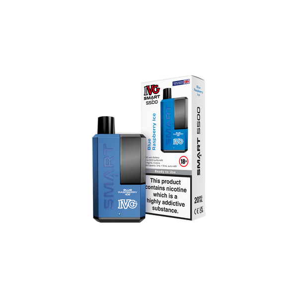 IVG Smart 5500 Blueberry Raspberry Disposable Vape