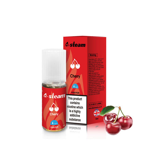 A Steam Cherry E Liquid 10ml