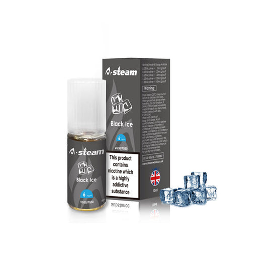 A Steam Black Ice E Liquid 10ml