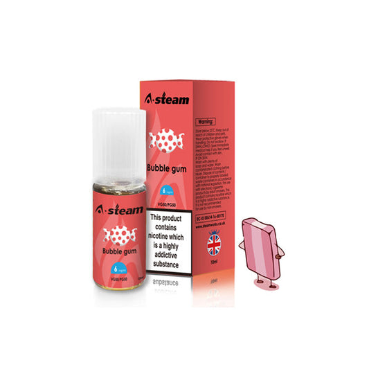 A Steam Bubble Gum E Liquid 10ml