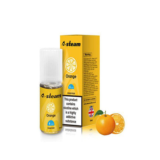 A Steam Orange E Liquid 10ml