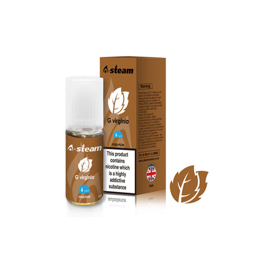 A Steam G Virginia E Liquid 10ml