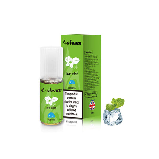 A Steam Ice Mint E Liquid 10ml