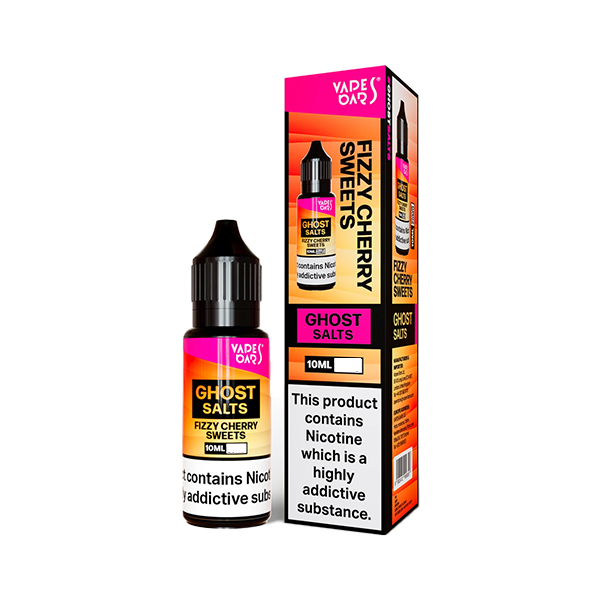 Vapes Bars Ghost Salts Fizzy Cherry Sweets E Liquid 10ml